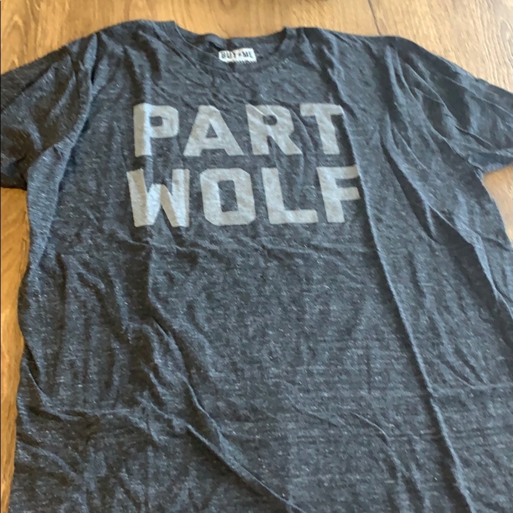 NWOT Buy Me Brunch Part Wolf shirt sz XL